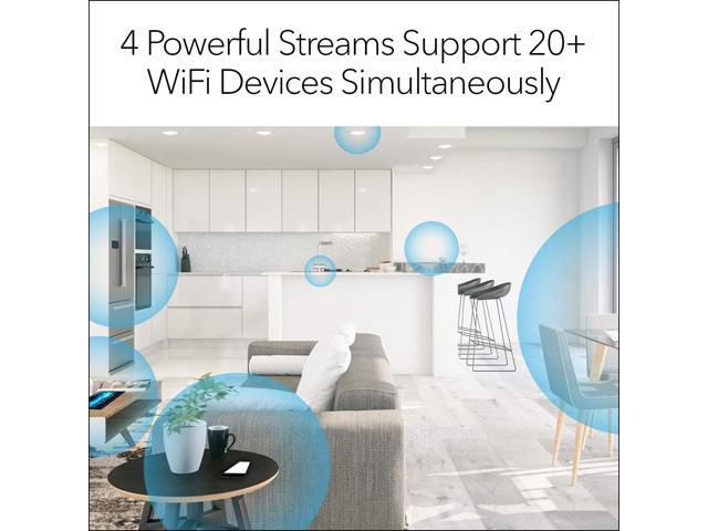 NETGEAR - EAX15 AX1800 Wi-Fi 6 Mesh Wall Plug Range Extender and Signal Booster - White - image 12