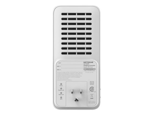 NETGEAR - EAX15 AX1800 Wi-Fi 6 Mesh Wall Plug Range Extender and Signal Booster - White - image 7