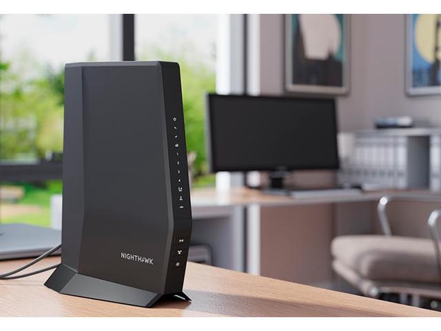 NETGEAR - Nighthawk AX2700 Router with 32 x 8 DOCSIS 3.1 Cable Modem - Black - image 7