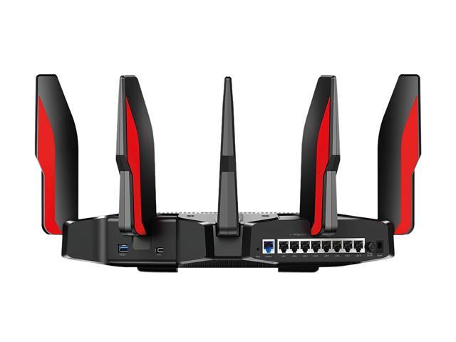 TP-Link Archer AX11000 - Wireless router - 8-port switch - GigE, 2.5 GigE, 802.11ax - 802.11a/b/g/n/ac/ax - Dual Band