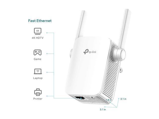 TP-Link N300 WiFi Extender (RE105), WiFi Extenders Signal Booster for Home, Single Band WiFi Range Extender, Internet Booster, Supports Access...