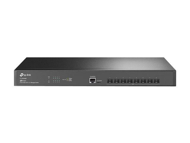 TP-Link TL-SX3008F 8 Port 10G SFP+ Enterprise Level Switch L2+ Smart Managed Omada SDN Integrated IPv6 Static Routing L2/L3/L4 QoS,...