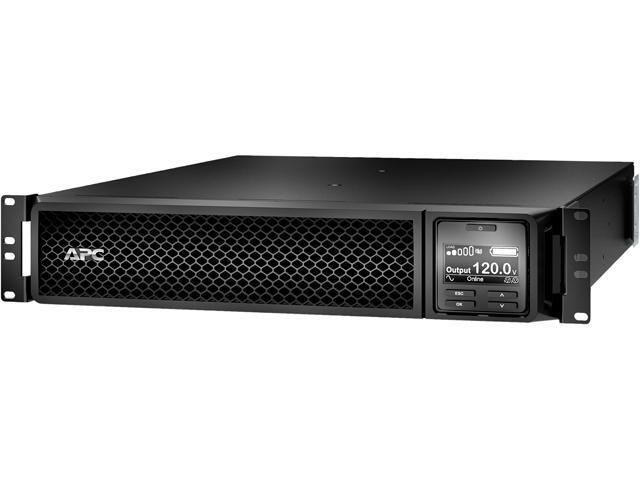 APC by Schneider Electric Smart-UPS SRT 1500VA RM 120V Network Card - 1500 VA/1350 W - 120 V AC - 5 Minute Stand-by Time - 2U Rack-mountable - 6 x...