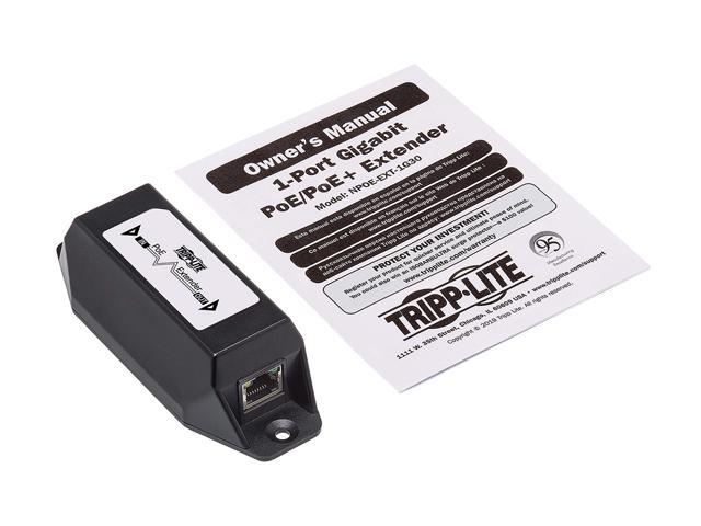 Tripp Lite 1 Port Cat5e/Cat6/Cat6a RJ45 Gigabit Ethernet PoE Extender