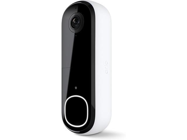 Arlo - Smart Wi-Fi Video Doorbell (2nd Generation) - Wired/Battery Operated with 2K Resolution - White - image 2