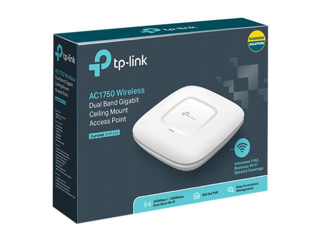 TP-Link EAP245 AC1750 Wireless Dual Band Gigabit Ceiling Mount Access Point