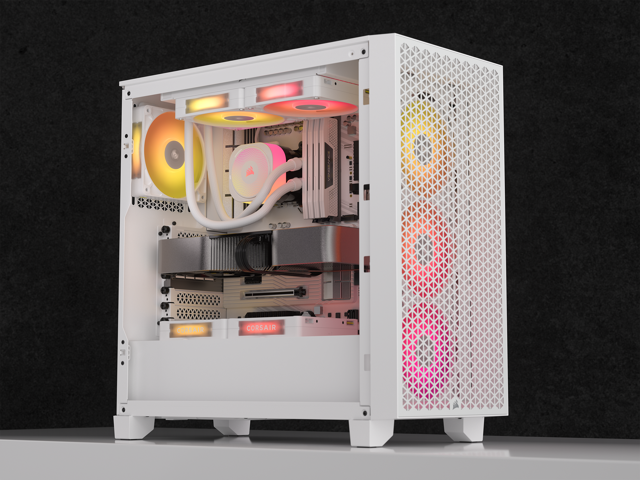 CORSAIR - iCUE LINK TITAN 240 RX Liquid CPU Cooler with RGB Lighting - White - image 7