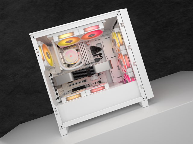 CORSAIR - iCUE LINK TITAN 240 RX Liquid CPU Cooler with RGB Lighting - White - image 8