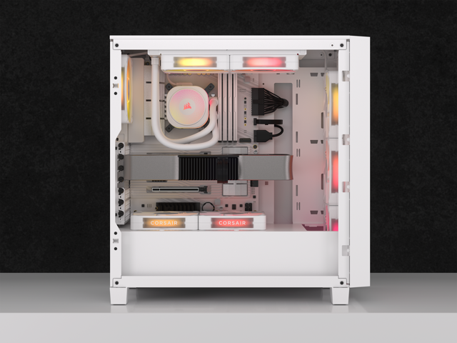 CORSAIR - iCUE LINK TITAN 240 RX Liquid CPU Cooler with RGB Lighting - White - image 9