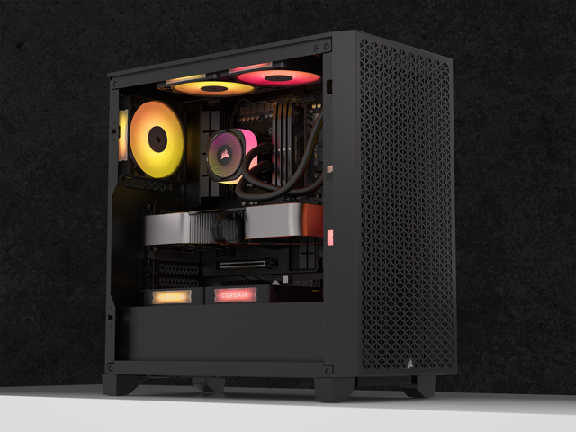 CORSAIR - iCUE LINK TITAN 360 RX Liquid CPU Cooler with RGB Lighting - Black - image 9