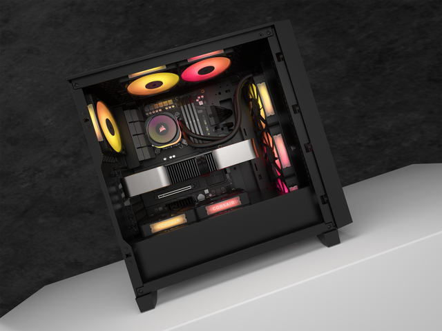 CORSAIR - iCUE LINK TITAN 360 RX Liquid CPU Cooler with RGB Lighting - Black - image 10