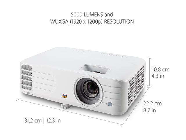 ViewSonic PG701WU 3500 Lumens WUXGA Projector with Vertical Keystone Dual 3D Ready HDMI Inputs and Low Input Latency for Home and Office