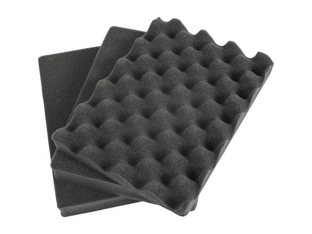 Monoprice Weatherproof Hard Case - 12in x 10in x 6in With Customizable Foam, Fits HUBSAN Quadcopter Drones