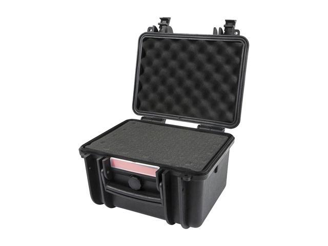 Monoprice Weatherproof Hard Case with Customizable Foam, 12' x 10' x 8'