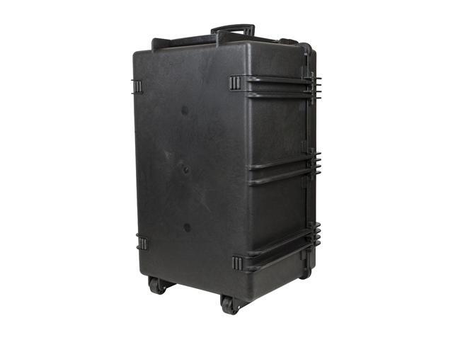 Monoprice Weatherproof Hard Case with Wheels and Customizable Foam, 33' x 22' x 17'