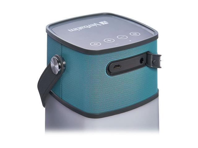 Verbatim 98594 2-In-1 Water Resistant Speaker Lantern - Speaker - For Portable Use - Wireless - Usb - Sea Glass