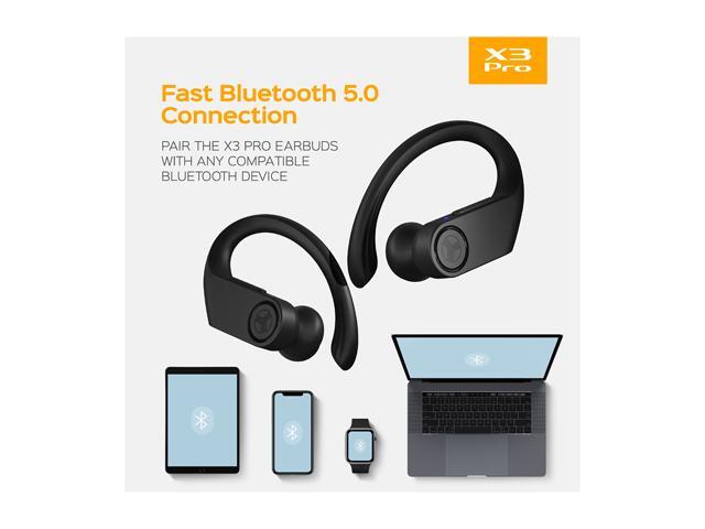 Treblab X3 Pro Workout True Wireless Earbuds Comfortable Earhooks 145H Playtime IPX5 Waterproof - image 4