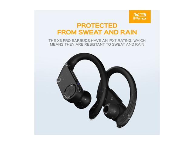 Treblab X3 Pro Workout True Wireless Earbuds Comfortable Earhooks 145H Playtime IPX5 Waterproof - image 5