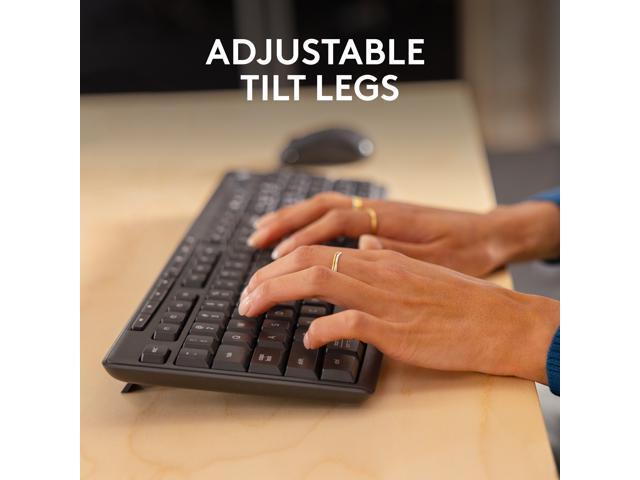 Logitech - MK370 Combo for Business Full-Size Wireless Membrane Keyboard and Mouse Bundle with Secure Logi Bolt USB Connection - Graphite - image 9