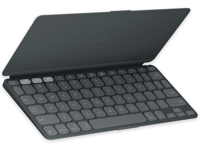 Logitech Keys-To-Go 2 for iPad, Ultra-Slim Bluetooth Scissor-Switch Portable Wireless Keyboard With Built-in Protective Cover, 3-Year Battery Life,...