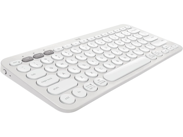 Logitech Pebble Keys 2 K380s, Multi-Device Bluetooth Wireless Keyboard with Customizable Shortcuts, Slim and Portable, Easy-Switch for Windows,...