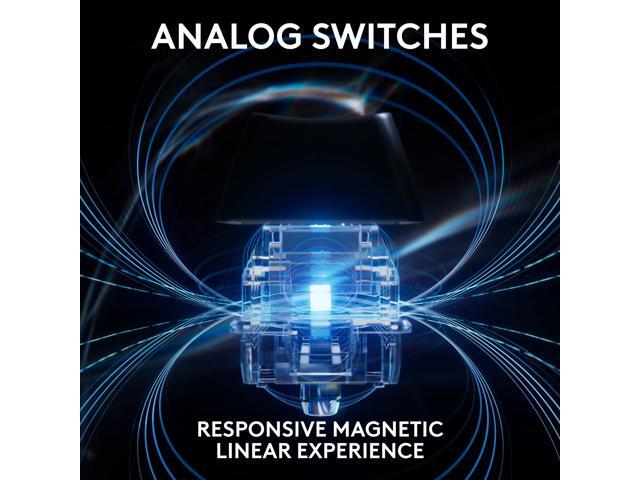 Logitech - PRO X TKL RAPID Wired Hall-Effect Gaming Keyboard with Magnetic Analog Switch and Customizable RGB Lighting for PC - Black - image 3