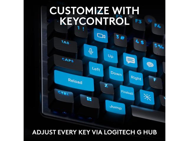 Logitech - PRO X TKL RAPID Wired Hall-Effect Gaming Keyboard with Magnetic Analog Switch and Customizable RGB Lighting for PC - Black - image 6