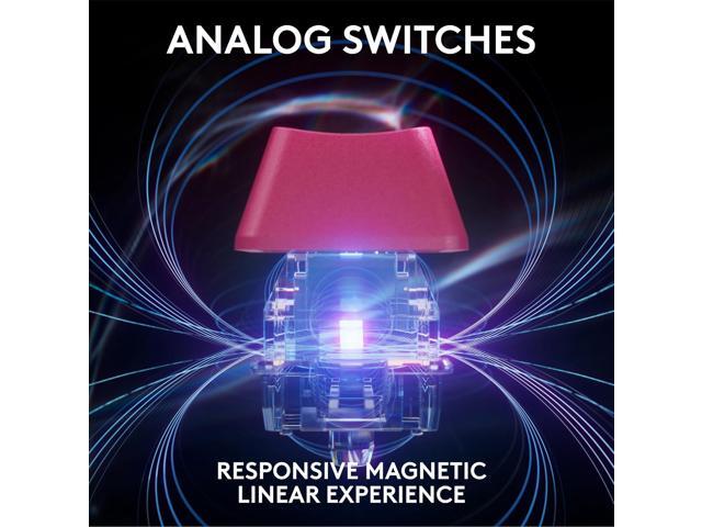 Logitech - PRO X TKL RAPID Wired Hall-Effect Gaming Keyboard with Magnetic Analog Switch and Customizable RGB Lighting for PC - Magenta - image 9