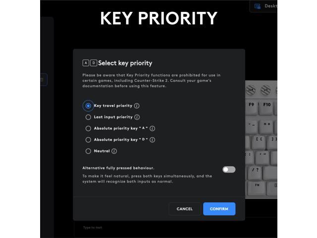 Logitech - PRO X TKL RAPID Wired Hall-Effect Gaming Keyboard with Magnetic Analog Switch and Customizable RGB Lighting for PC - White - image 10