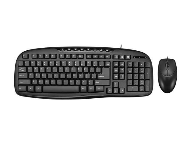 ADESSO USB EASYTOUCH DESKTOP MULTIMEDIA KEYBOARD AND MOUSE COMBO. THE STYLISH F