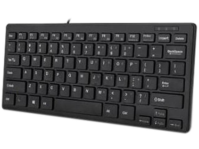Adesso Slimtouch Mini Usb Keyboard, Space Saving 11.25 Wide, 78 Keys With An Em