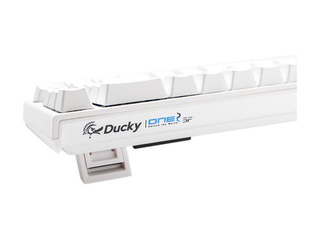 Ducky One 2 SF 65% RGB LED Mechanical Keyboard, White w/ Cherry MX Brown Switches