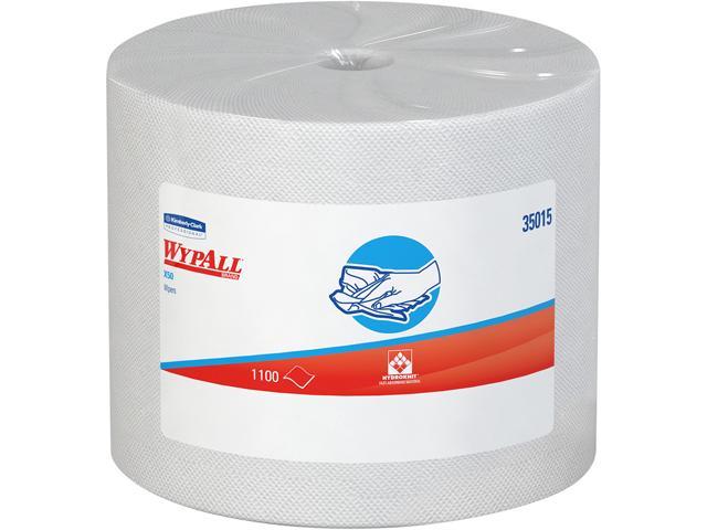Wypall X50 Disposable Cloths (35015), Strong for Extended Use, Jumbo Roll, White, 1,100 Sheets / Roll