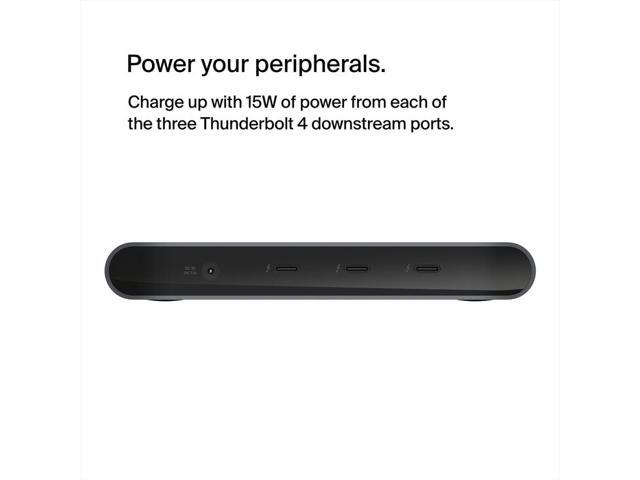 Belkin Thunderbolt 4 - 5-in-1 Core Hub Solution - Gray INC013ttSGY