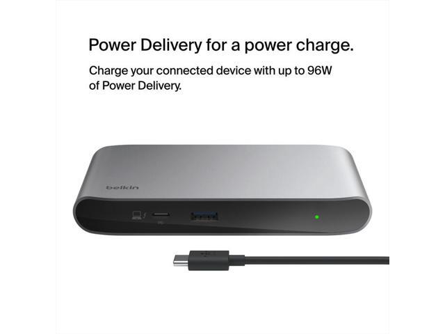 Belkin Thunderbolt 4 - 5-in-1 Core Hub Solution - Gray INC013ttSGY