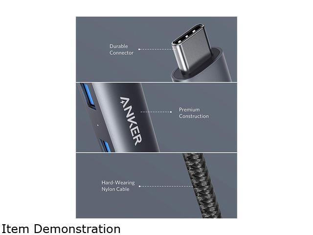 Anker PowerExpand+ USB-C Hub Adapter, 5-in-1 USB C Adapter with 4K USB C to HDMI, Ethernet Port, 3 USB 3.0 Ports, for MacBook Pro, iPad Pro, XPS,...
