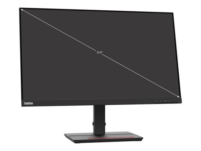 Lenovo ThinkVision S24e-20 24' (23.8' Viewable) Full HD 1920 x 1080 WLED LCD Monitor - 16:9 - 60 Hz - 4 ms - Raven Black (62AEKAT2US)