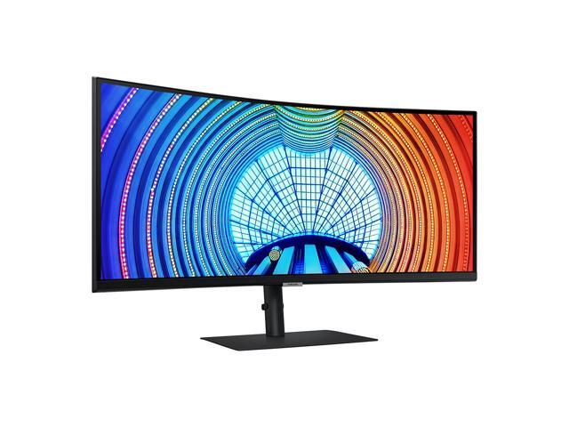 Samsung - ViewFinity S65UA 34" LED Curved Ultra-WQHD FreeSync Monitor with HDR10 (USB Type-C, HDMI, DisplayPort, LAN, USB) - Black - image 3