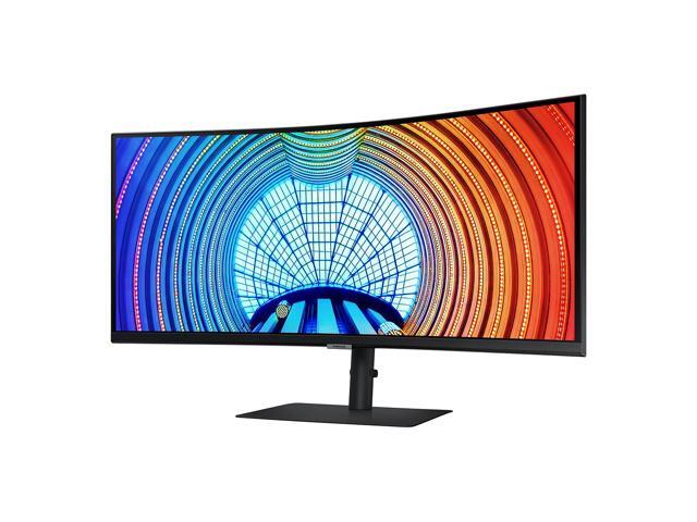 Samsung - ViewFinity S65UA 34" LED Curved Ultra-WQHD FreeSync Monitor with HDR10 (USB Type-C, HDMI, DisplayPort, LAN, USB) - Black - image 4