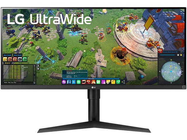 LG UltraWide 34WP65G-B 34' 2560 x 1080 UW-Full HD IPS 1ms MBR 75Hz FreeSync HDR10 HDMI DisplayPort USB Type-C, VESA, Tilt, Height Adjust Monitor