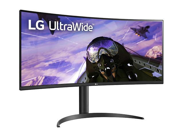 LG 34BP65C-B 34' UWQHD 3440 x 1440 Curved Screen LED LCD Monitor 21:9 160Hz FreeSync VA Monitor