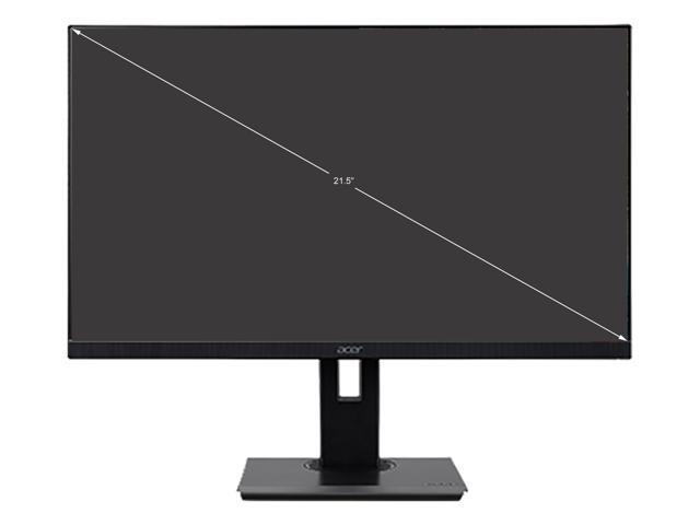 Acer B227Q A 22' (21.5' Viewable) Full HD LED LCD Monitor - 16:9 - Black - Vertical Alignment (VA) - 1920 x 1080 - 16.7 Million Colors - 250 Nit -...