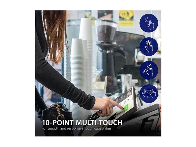 ViewSonic - TD2455 24" IPS LED FHD Touch Screen Monitor (DisplayPort, HDMI, USB) - Black - image 3