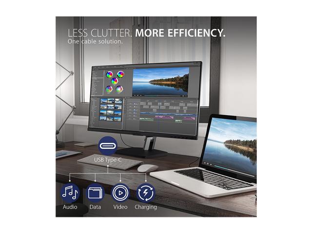 ViewSonic - TD2455 24" IPS LED FHD Touch Screen Monitor (DisplayPort, HDMI, USB) - Black - image 4