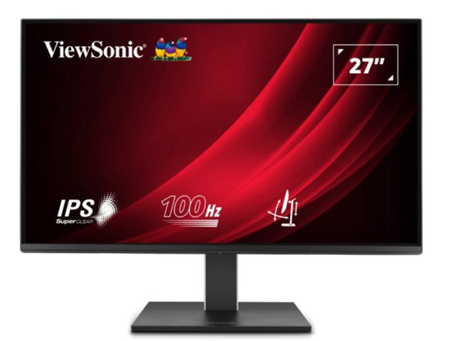 ViewSonic VG2751 27 Inch IPS 1080p Ergonomic Monitor with Full Adjustability - 100Hz - 4-Port USB Hub - HDMI - DisplayPort - USB C