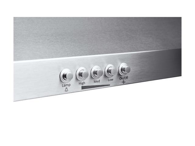 Hauslane Chef Series 30' Under Cabinet Range Hood C100 TASTEMAKER SERIES Full Stainless Steel 700 CFM with 3 Speed Settings Energy...