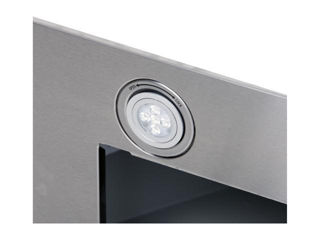 Chef Range Hood R100 30" Built-In / Recessed Kitchen Extractor Compact Design with Stainless Steel 3-Speed Setting with 700 CFM, Energy Saving...