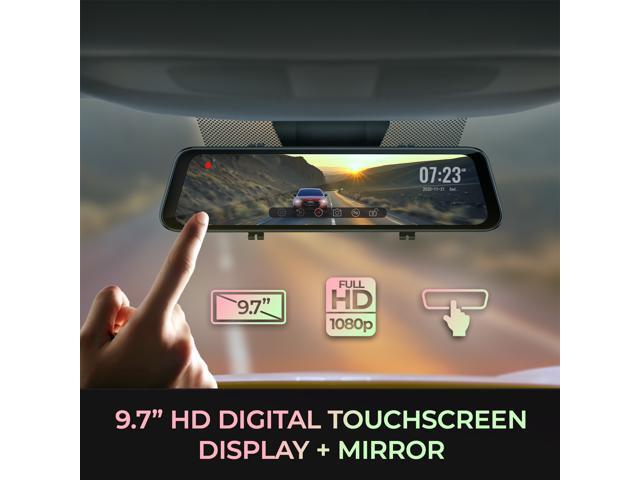 GekoGear Orbit D100 2 Channel 1080P Front / 1080P Rearview Mirror Dashcam - image 7