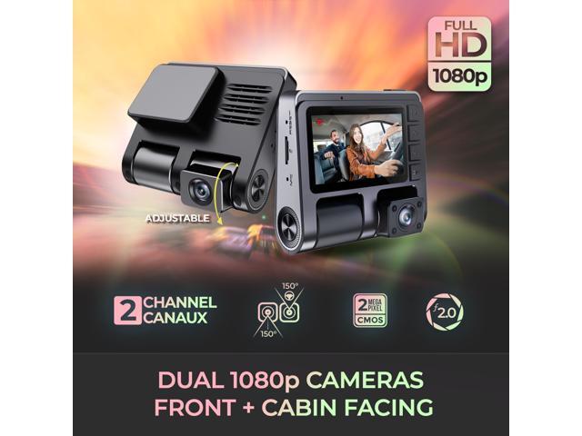 GekoGear Orbit D110 2 Channel 1080P Front/In-Cabin Dashcam with Display - image 8