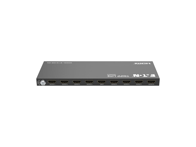 Eaton Tripp Lite series 8-Port HDMI Splitter - 4K 60 Hz, HDR10, Multi-Resolution Output, Push-Button EDID Control (B118-008-4KL)